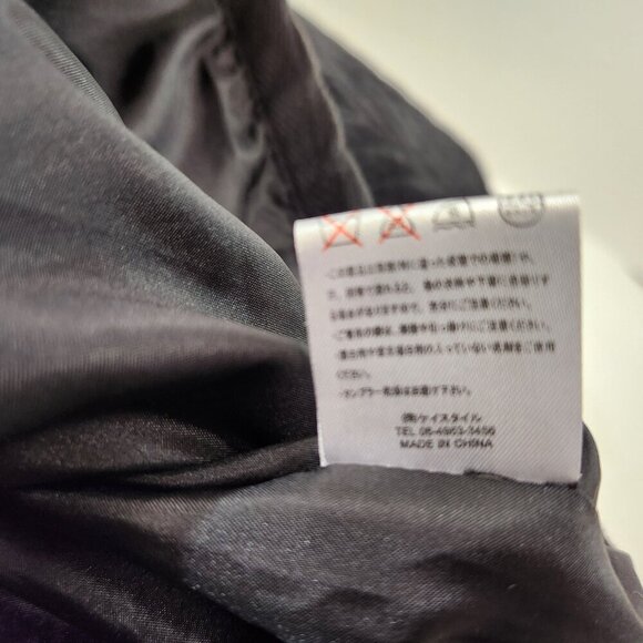 GRL Quilted Hip Length Jacket Size Medium Black - Picture 8 of 9